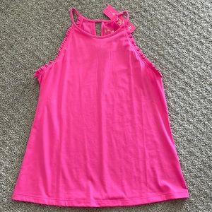Lilly Pulitzer NWT Alek Top size Small in Raz Berry